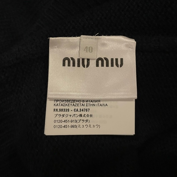 Miu miu cashmere and silk sweater - Picture 2 of 9